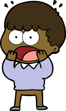 Bir insan tarafından çizilmiş bir karikatür.