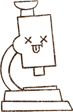 Ölü Mikroskop Kömürü Bir insan tarafından çizilmiş