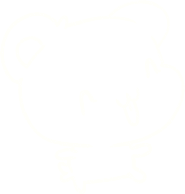 Bir insan tarafından çizilen Ayı Tebeşiri