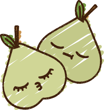 Bir insan tarafından çizilen Armut Tebeşiri