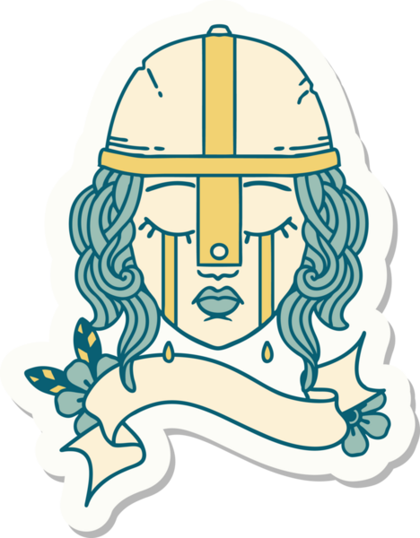 Bir insan tarafından çizilmiş insan dövüşçüsünün çıkartması.