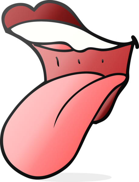 Bir insan tarafından çizilmiş serbest çizilmiş bir ağız.