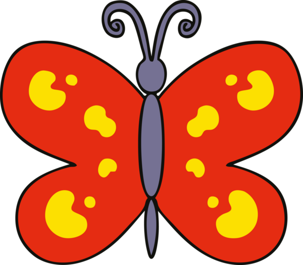 Bir insan tarafından çizilmiş garip bir kelebek çizimi.