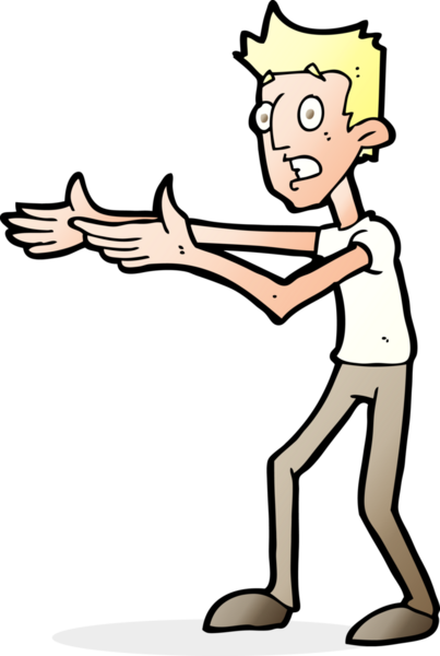 Çizgi film adamı umutsuzca bir insan tarafından çizilmiş