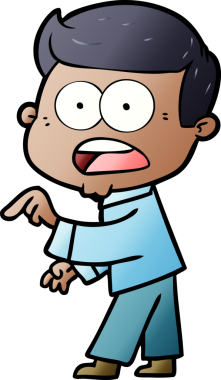 Bir insan tarafından çizilmiş bir karikatür.