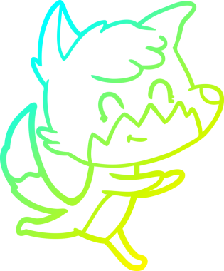 Bir insan tarafından çizilmiş soğuk hava çizgisi.