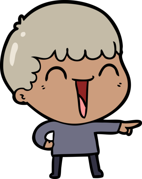 Bir insan tarafından çizilmiş mutlu bir adam.