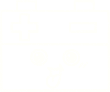 Bir insan tarafından çizilmiş pil tebeşiri.