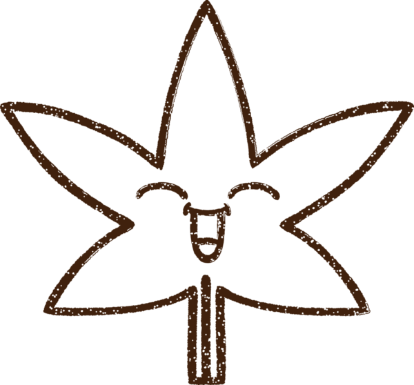 Yaprak Kömürü Bir insan tarafından çizilmiş