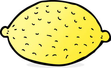 bir insan tarafından çizilmiş limon karikatürü