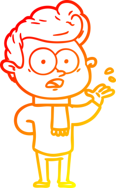 İnsan tarafından çizilmiş bir çizgi film karakteri.