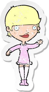 Bir insan tarafından çizilmiş sallanan bir karikatürün gerilimli yapıştırması.