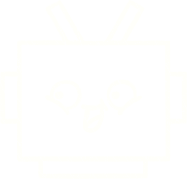 Bir insan tarafından çizilen robot tebeşiri.