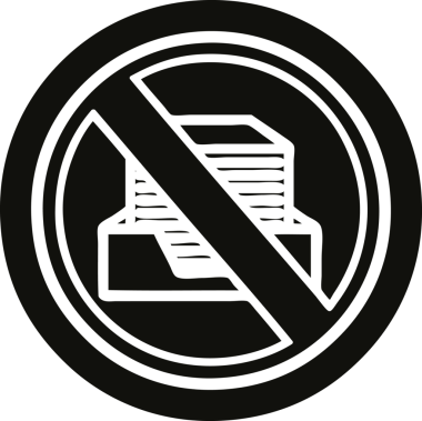 bir insan tarafından çizilmiş kağıtsız simge simgesi