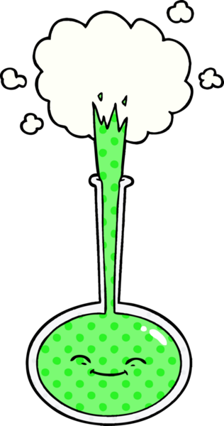 bir insan tarafından çizilen kimyasal reaksiyon.