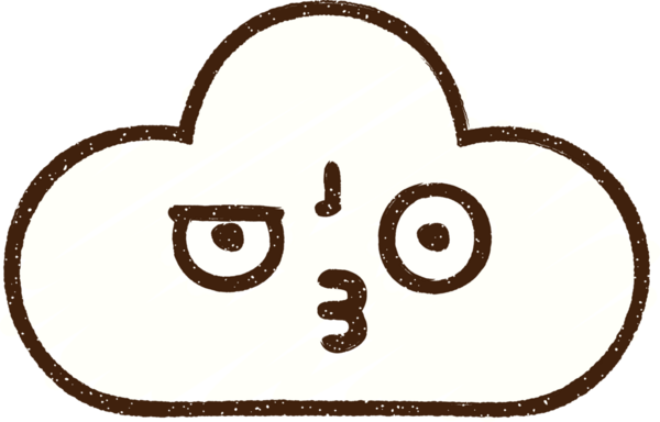 Bir insan tarafından çizilmiş şüpheli Bulut Tebeşiri