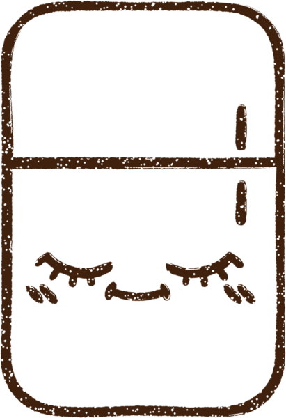 Buzdolabı Kömürü Bir insan tarafından çizilmiş