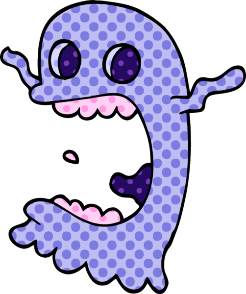 Bir insan tarafından çizilmiş karalama hayaleti.