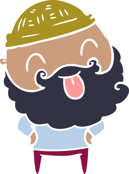 Bir insan tarafından çizilmiş sakallı bir adam.