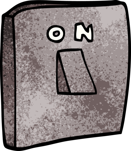 Bir insan tarafından çizilmiş çizgi film karalaması.