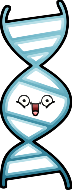 Bir insan tarafından çizilen DNA iplikçiklerinin gölgeli çizimi