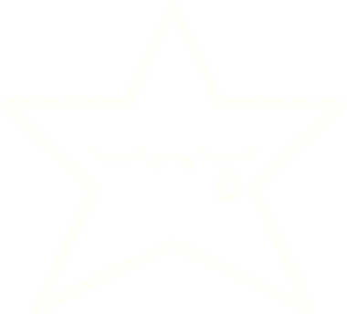 Bir insan tarafından çizilen Ağlayan Yıldız Tebeşiri