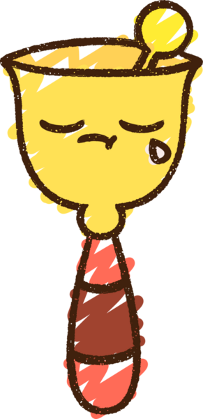 Çalan Zil Tebeşiri Bir insan tarafından çizilmiş