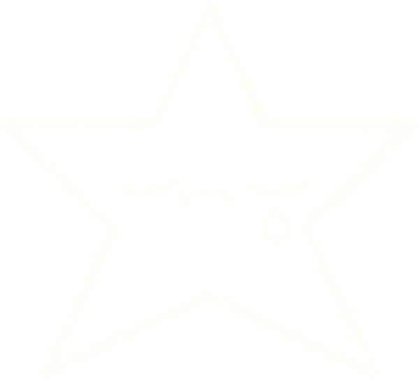 Bir insan tarafından çizilen Ağlayan Yıldız Tebeşiri