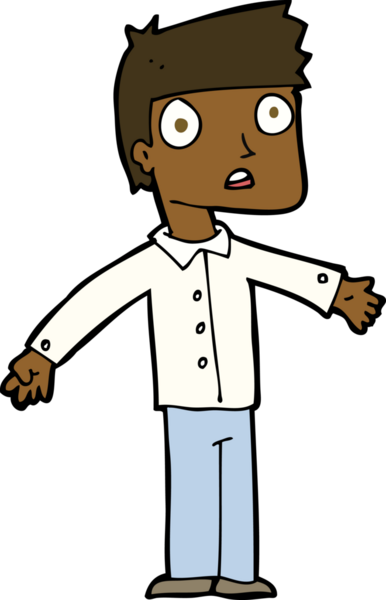 Bir insan tarafından çizilmiş bir karikatür.