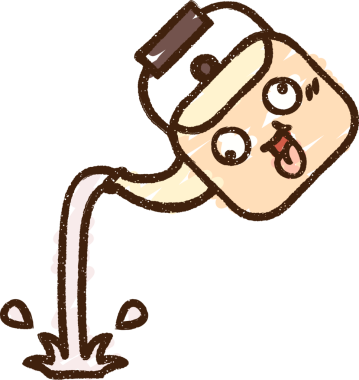 Bir insan tarafından çizilen Kettle Tebeşiri