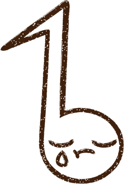 Bir insan tarafından çizilmiş müzikal defter kömürü çizimi