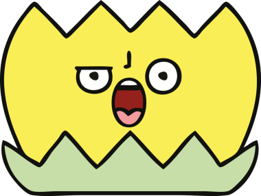 Bir insan tarafından çizilmiş tatlı bir nilüfer çiçeği karikatürü.