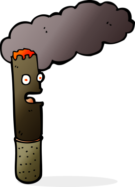 Bir insan tarafından çizilmiş bir puro.