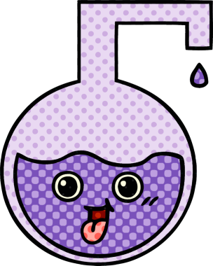 Bir insan tarafından çizilmiş bir bilim deneyinin çizgi romanı.