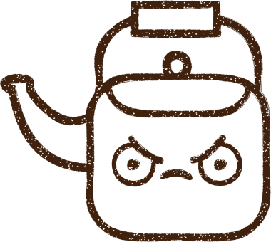 Bir insan tarafından çizilen Sıcak Çaydanlık Kömürü