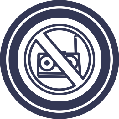 bir insan tarafından çizilmiş müzik dairesel simgesi yok