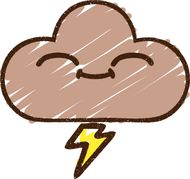 Bir insan tarafından çizilen Fırtına Bulutu Tebeşiri