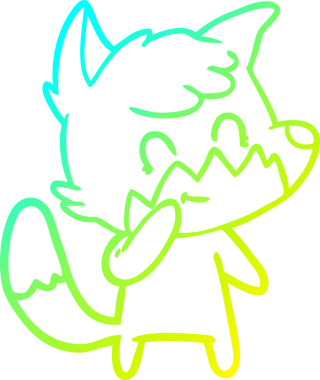 Bir insan tarafından çizilmiş soğuk hava çizgisi.