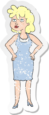 Bir insan tarafından çizilmiş kızgın bir karikatürün gerilimli çıkartması.