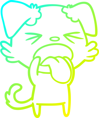 Bir insan tarafından çizilmiş iğrenç bir çizgi film çizimi.