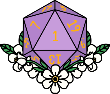 Retro Dövme Tarzı Doğal Zarlar Bir insan tarafından çizilmiş çiçek elementleri ile yuvarlanır