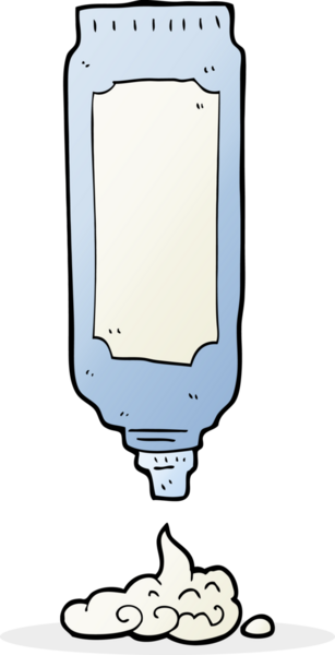 Bir insan tarafından çizilmiş çizgi film losyonu.