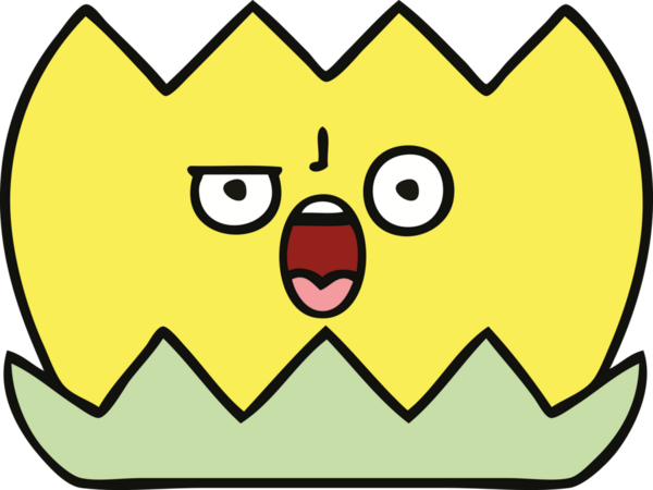 Bir insan tarafından çizilmiş tatlı bir nilüfer çiçeği karikatürü.