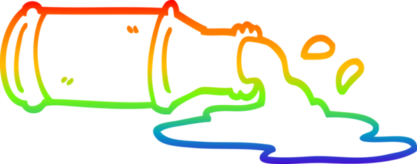 gökkuşağı gradyan çizimi bir insan tarafından çizilmiş bira