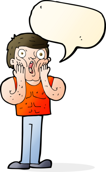 Bir insan tarafından çizilmiş konuşma balonlu bir karikatürist.