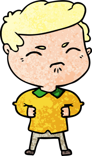 Bir insan tarafından çizilmiş rahatsız bir adam.