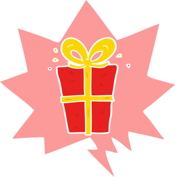 bir insan tarafından çizilmiş, konuşma baloncuğu ile paketlenmiş bir çizgi film.