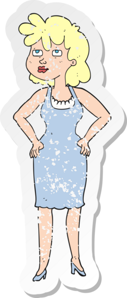 Bir insan tarafından çizilmiş kızgın bir karikatürün gerilimli çıkartması.