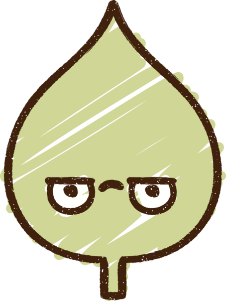 Bir insan tarafından çizilen Sinirli Yaprak Tebeşiri