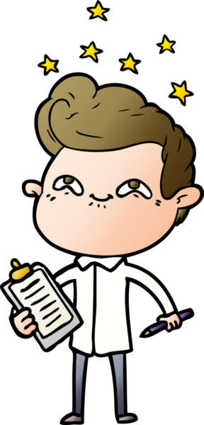 Bir insan tarafından çizilmiş heyecanlı bir çizgi film.